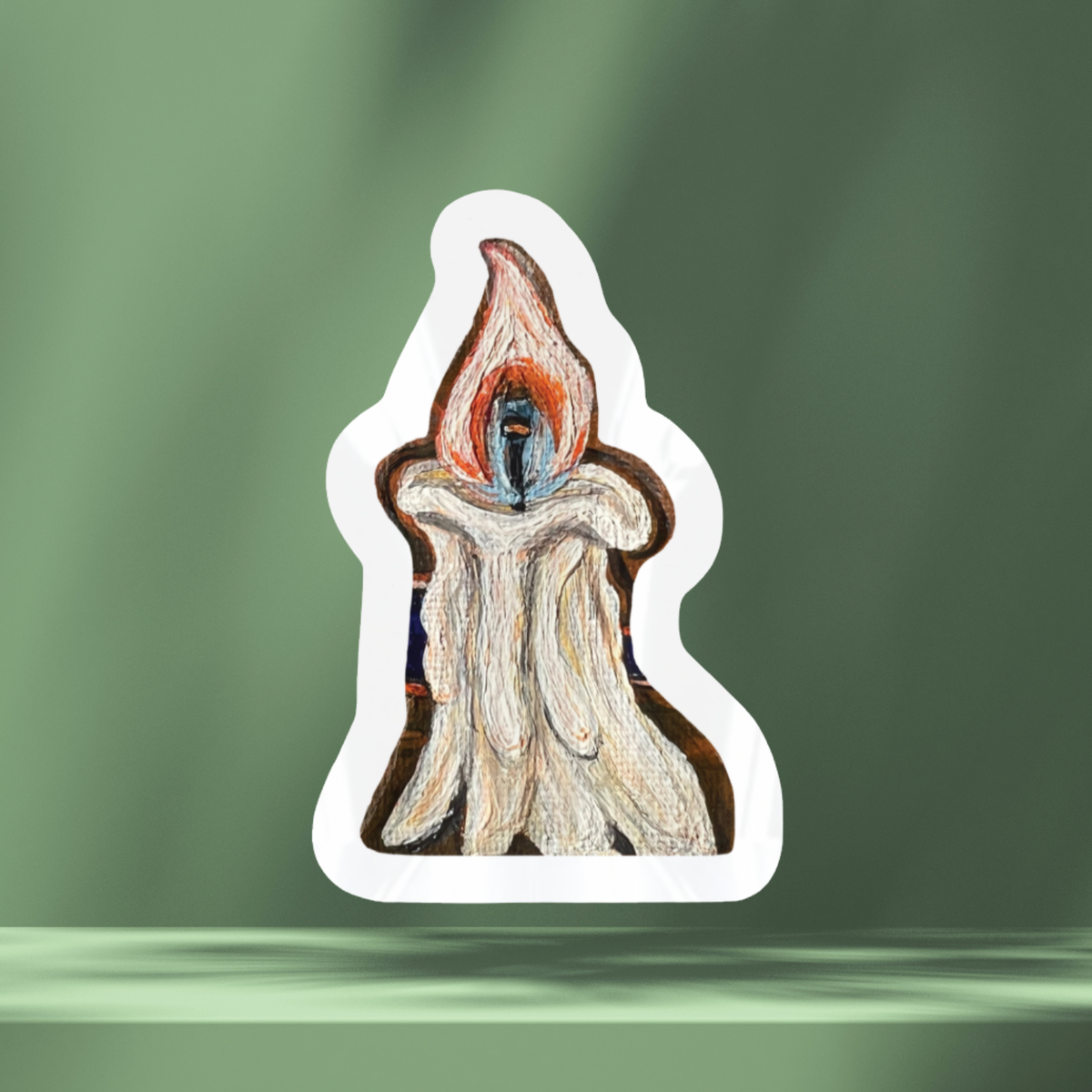Last Candle Lit  - Individual Sticker