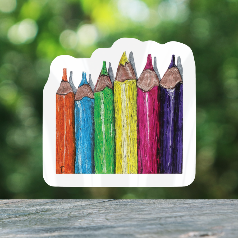 Colored Pencils - Individual Sticker